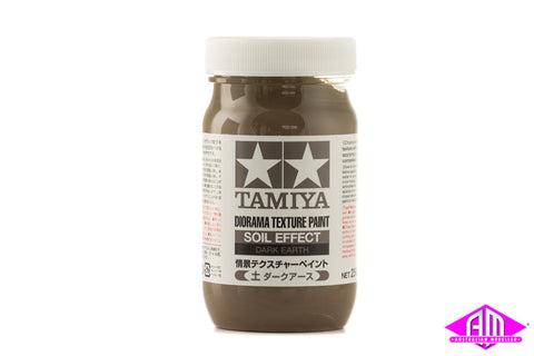 Diorama Texture Paint 250ml - Soil Effect, Dark Earth