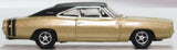 87DC68002 - 1968 Dodge Charger - Gold and Black (HO Scale)