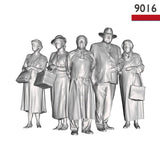 Modelu - 9016-087 - People Shopping Bundle (HO Scale)