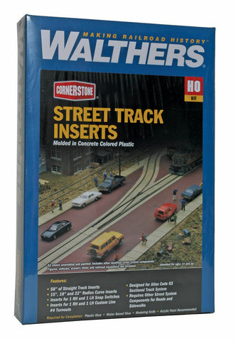 933-3140 - Street Track Insert Set Kit (HO Scale)