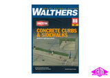 933-3187 - Concrete Curbs and Sidewalks Kit (HO Scale)