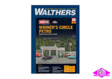 933-3479 - Winners Circle Petrol Station Kit (HO Scale)