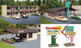 933-3487 - Vintage Motor Hotel & Restaurant Kit (HO Scale)