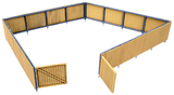 933-3632 - Corrugated Fence (HO Scale)
