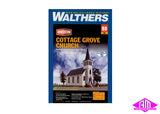 933-3655 - Cottage Grove Church Kit (With Interior Lighting) (HO Scale)