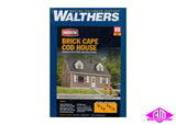 933-3774 - Brick Cape Cod House Kit (HO Scale)