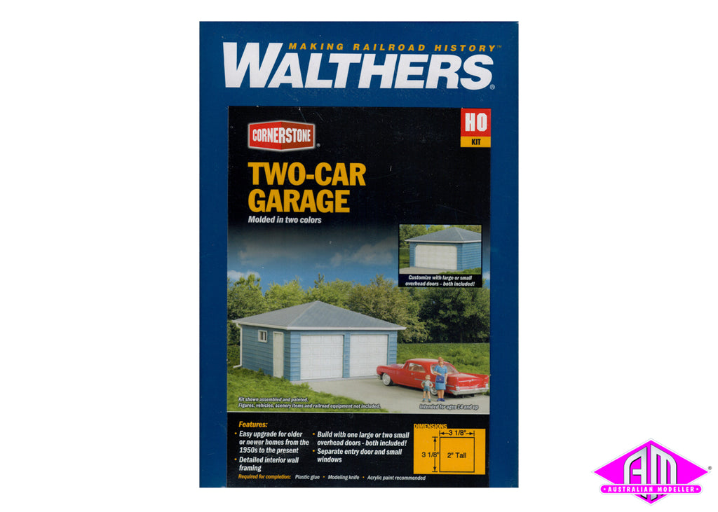 9333793 2 Car Garage Kit (HO Scale) Australian Modeller