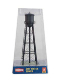 933-3832 - City Water Tower Black - Assembled (N Scale)