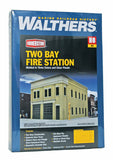 933-4022 - Two-Bay Fire Station Kit (HO Scale)