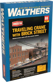 933-4096 - Traveling Crane with Brick Street Kit (HO Scale)