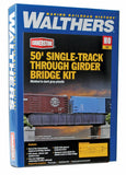 933-4501 - Single-Track Railroad Through Girder Bridge Kit - 50' (HO Scale)