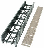 933-4503 - Single-Track Railroad Through Girder Bridge Kit - 90' (HO Scale)