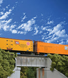 933-4505 - Single-Track Railroad Deck Girder Bridge Kit - 30' - Standard Level (HO Scale)