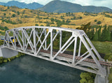 933-4521 - Arched Pratt Truss Railroad Bridge Kit (HO Scale)