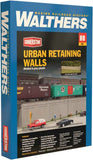 933-4562 - Urban Retaining Walls Kit (HO Scale)