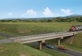 933-4592 - Modern Concrete Long Span Railway Bridge Kit (HO Scale)