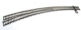 948-83063 - Code 83 - Nickel Silver DCC-Friendly Curved Turnout - 24 and 28" Radii - Left Hand (HO Scale)
