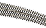 948-83063 - Code 83 - Nickel Silver DCC-Friendly Curved Turnout - 24 and 28" Radii - Left Hand (HO Scale)