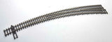 948-83064 - Code 83 - Nickel Silver DCC-Friendly Curved Turnout - 24 and 28" Radii - Right Hand (HO Scale)