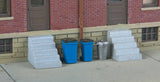 949-4127 - Vintage Garbage Cans & Recycling Bins Kit - 20pc (HO Scale)