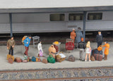 949-4142 - Suitcases, Packs and Baggage Trolleys (HO Scale)