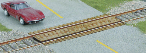 949-4158 - Wood Grade Crossing Kit (HO Scale)
