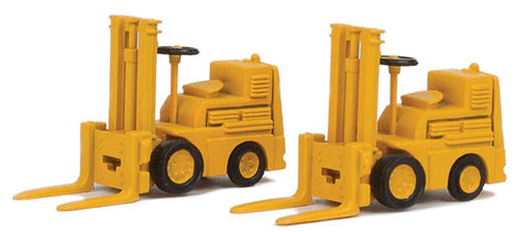 949-4164 - Forklift 2-Pack - Assembled - Yellow (HO Scale)