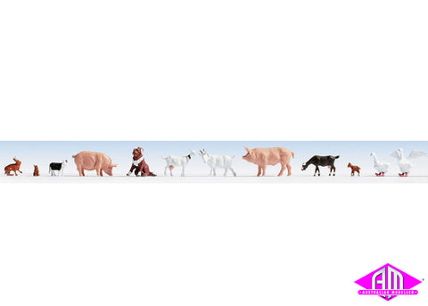 949-6029 - Farmhouse Animals (HO Scale)