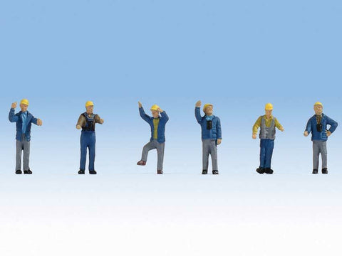 949-6046 - 1960s & 70s Yard Crewmen (HO Scale)