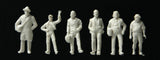 949-6053 - Standing and Walking Figures - Unpainted - 72pc (HO Scale)