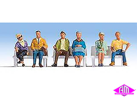 949-6058 - Seated People - Set No.2 (HO Scale)