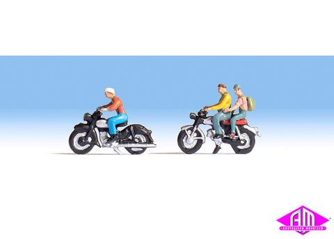 949-6061 - Motorcyclists (HO Scale)
