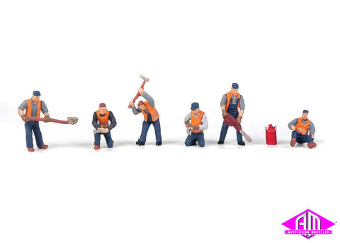 949-6066 - Railway Track Workers - Set No.1 (HO Scale)