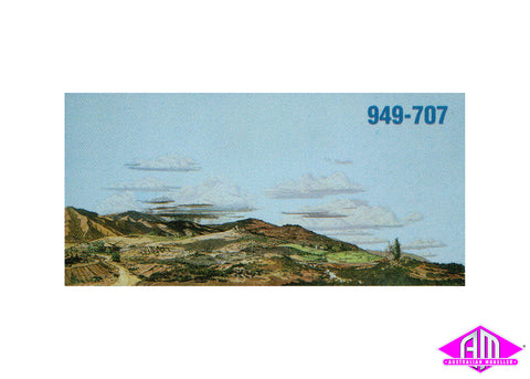 949-707 - Background Scene "Desert To Country" (HO Scale)