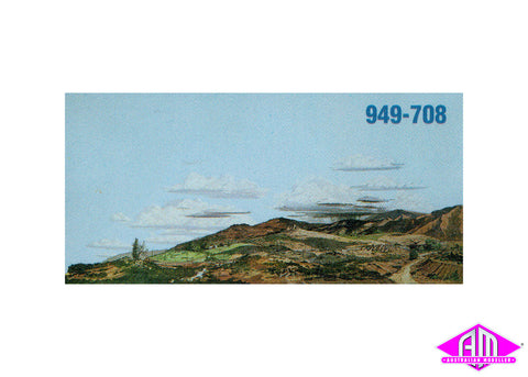 949-708 - Background Scene "Country To Desert" (HO Scale)
