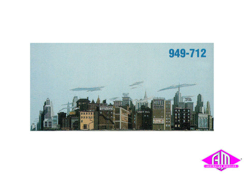 949-712 - Background Scene "Hotel / Business" (HO Scale)