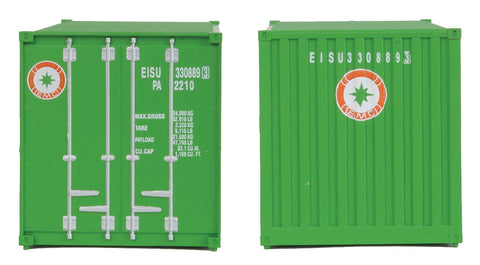 Container Side Rib 949-8002 - 20' Rib-Side Container - Evergreen (HO Scale) – Australian ...