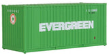 949-8002 - 20' Rib-Side Container - Evergreen (HO Scale)