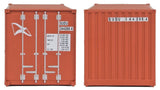 949-8006 - 20' Rib-Side Container - Hamburg Sud (HO Scale)