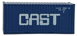 949-8009 - 20' Container With Flat Panel - CAST (HO Scale)