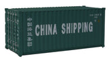 949-8056 - 20' Container Fully Corrugated - China Shipping (HO Scale)