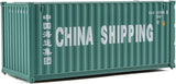 949-8056 - 20' Container Fully Corrugated - China Shipping (HO Scale)