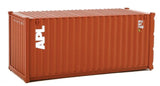 949-8061 - 20' Container Fully Corrugated - APL (HO Scale)
