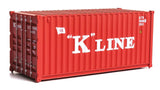 949-8073 - 20' Corrugated Container - K-Line (HO Scale)