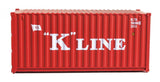 949-8073 - 20' Corrugated Container - K-Line (HO Scale)