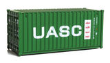 949-8076 - 20' Container Fully Corrugated UASC (HO Scale)