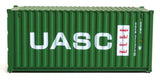 949-8076 - 20' Container Fully Corrugated UASC (HO Scale)