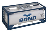 949-8103 - 20' Tank Container - Bond (Pre-Painted, Unassembled Kit) (HO Scale)