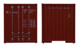 949-8203 - 40' Hi-Cube Container - K Line (HO Scale)