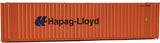 949-8204 - 40' High-Cube Corrugated Container Hapag-Lloyd (HO Scale)